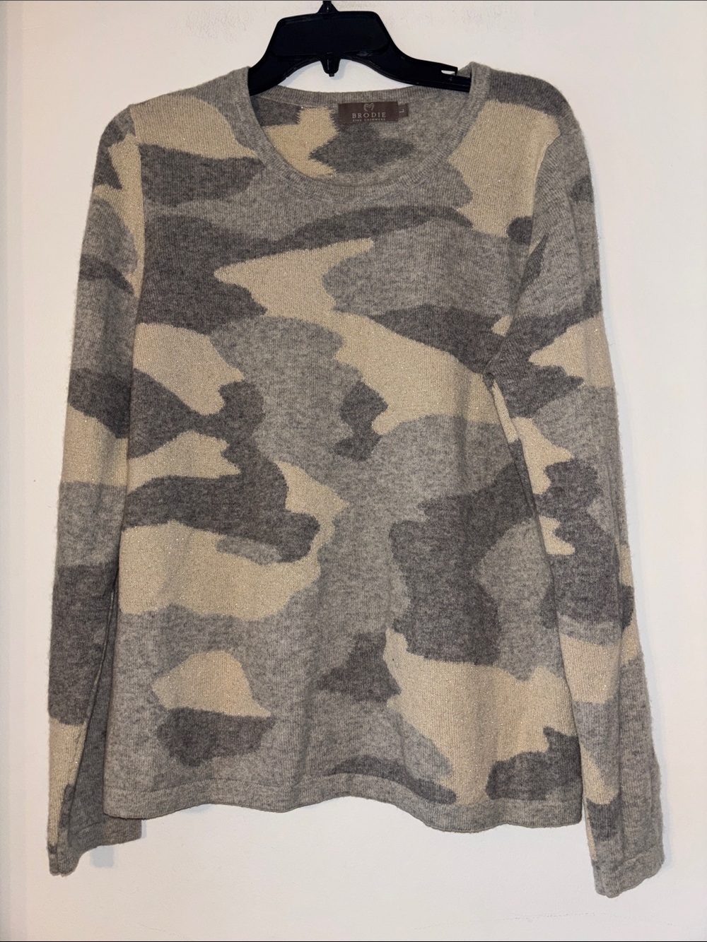 Brodie Cashmere Camo sweater